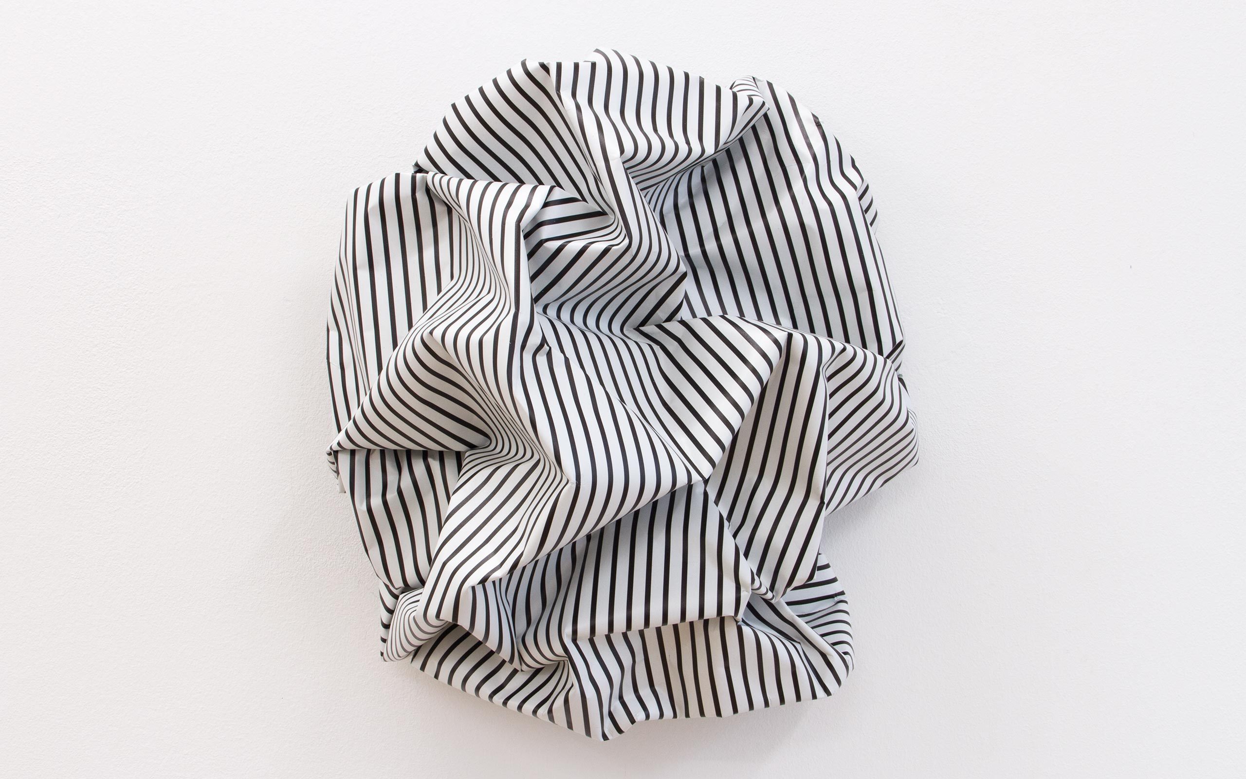 With her “creased sculptures” Esther Stocker folds and distorts the ...