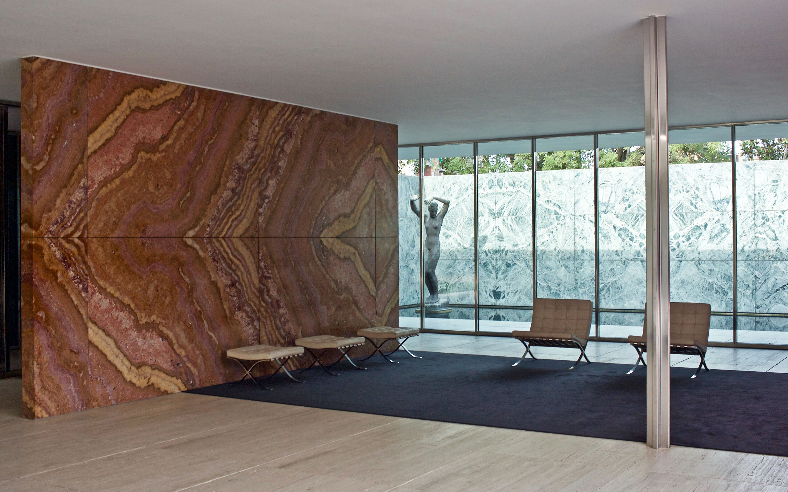 Barcelona Pavilion Mies van der Rohe c Naotake Murayama